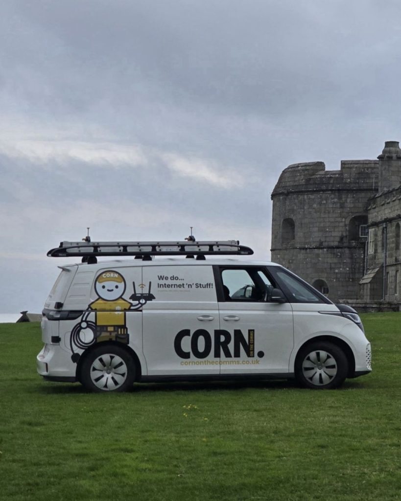 corn on the comms van