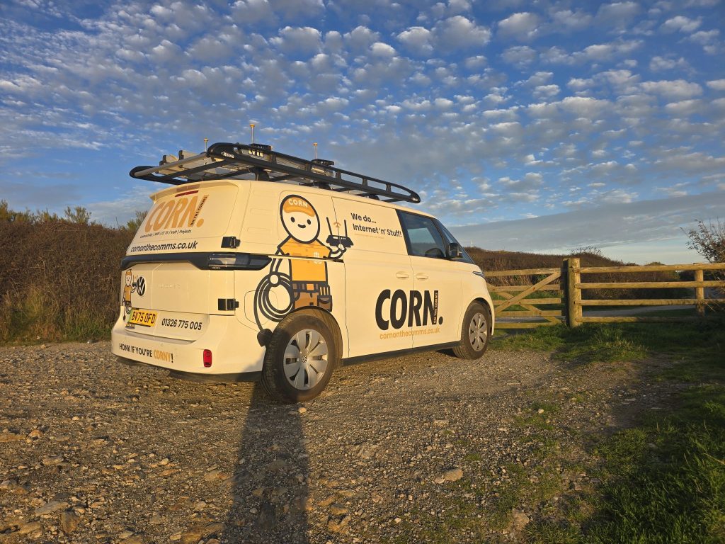 corn on the comms van